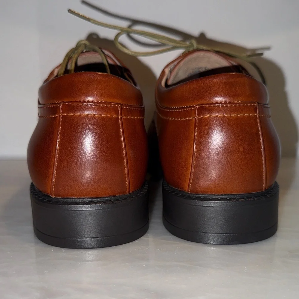 Bruno Marc Cap Toe Oxfords Brown Dress Shoes Downing-01 Men’s Size 9.5 | NWOT